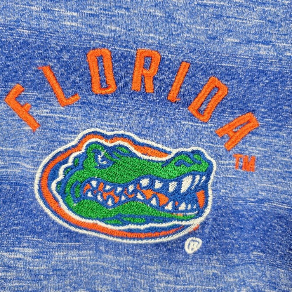 Florida Gators Polo Shirt Adult 2XL XXL Blue Orange Football Mens Embroidered - Picture 2 of 11